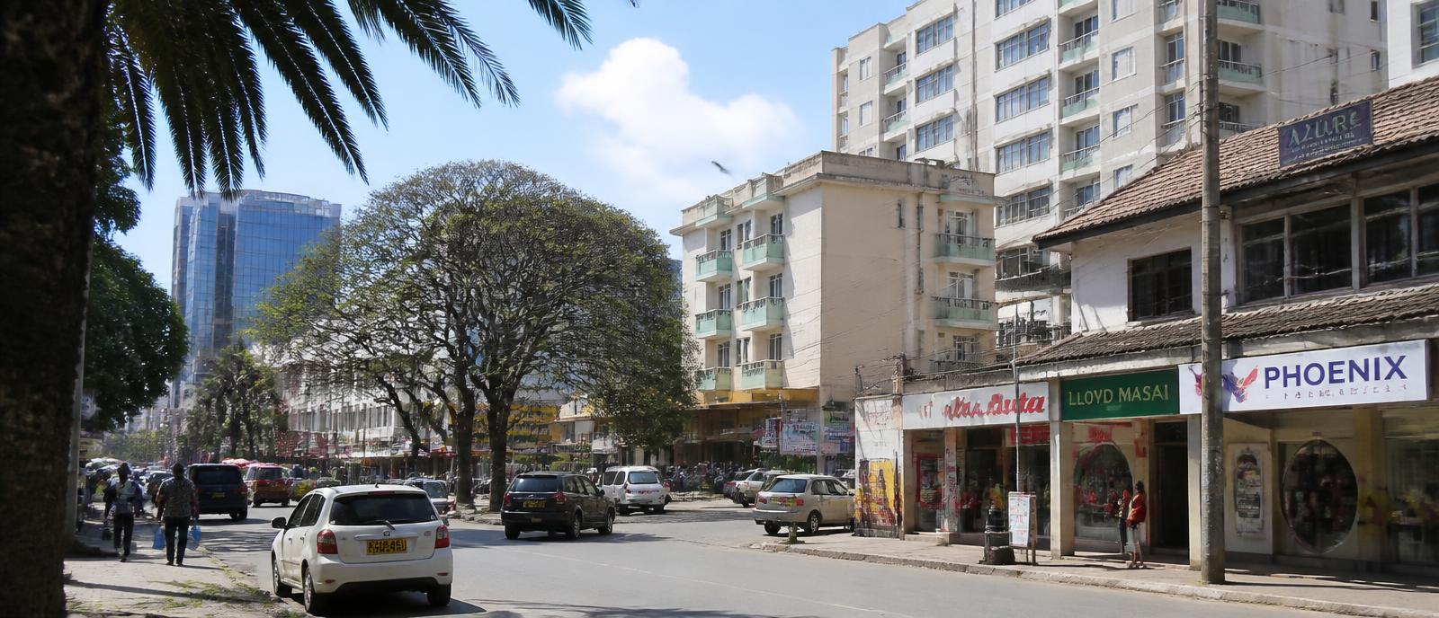 Street scene in Parklands, Nairobi