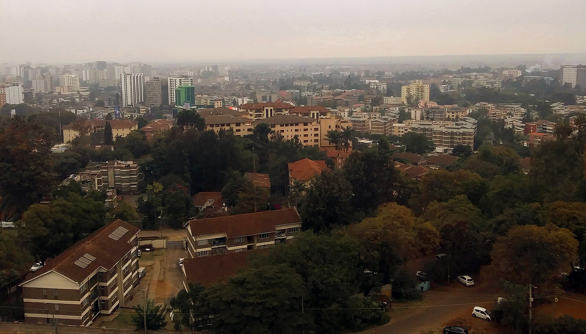 Upper Hill skyline from the Radisson Blu, Upper Hill, Nairobi