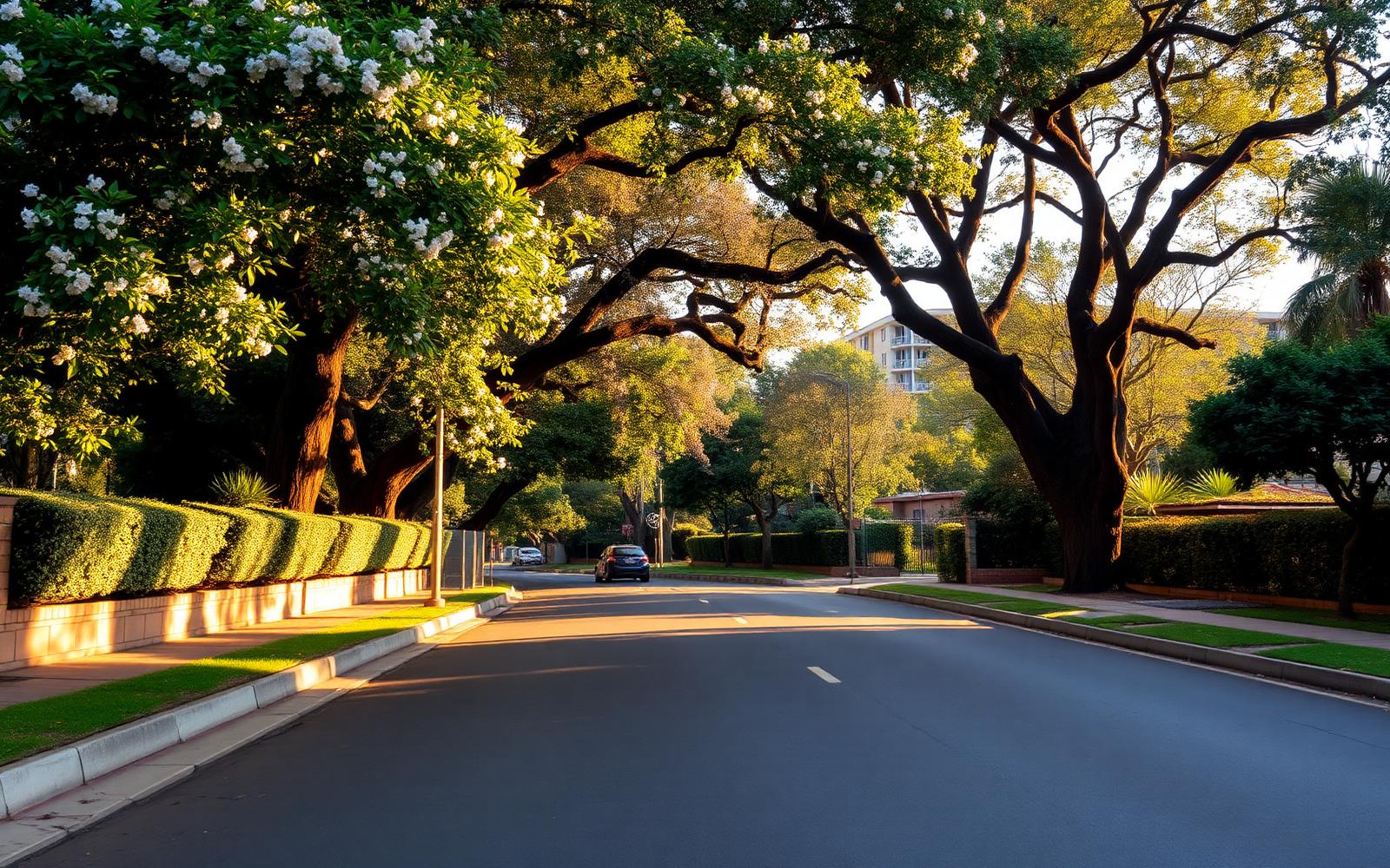 Street scene in Kitisuru, Nairobi